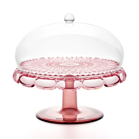 alzata con campana vanity rosa flamingo